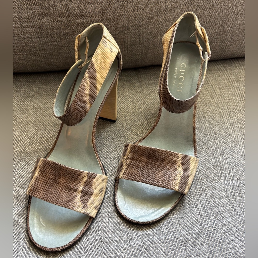 Gucci Snake Skin Heels - Picture 3 of 7
